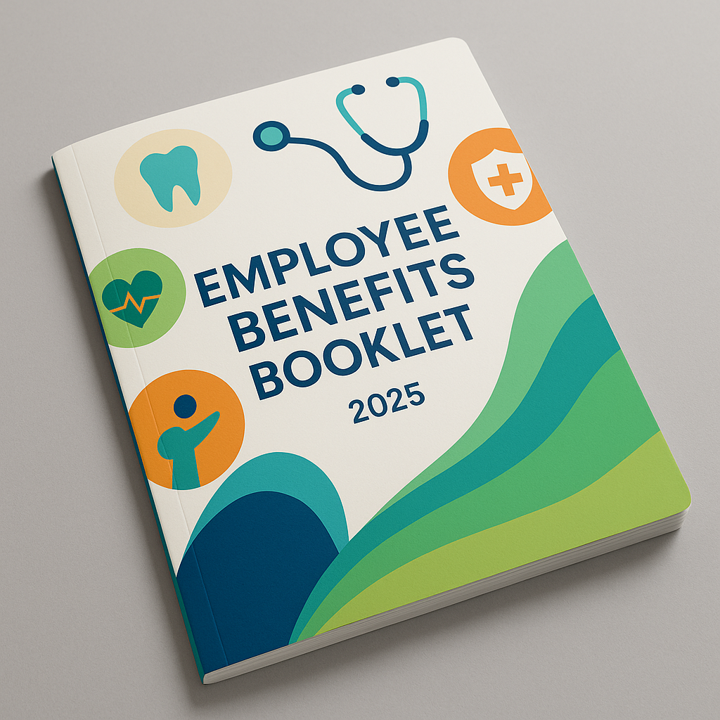 Onboarding materials reflecting company culture and benefits